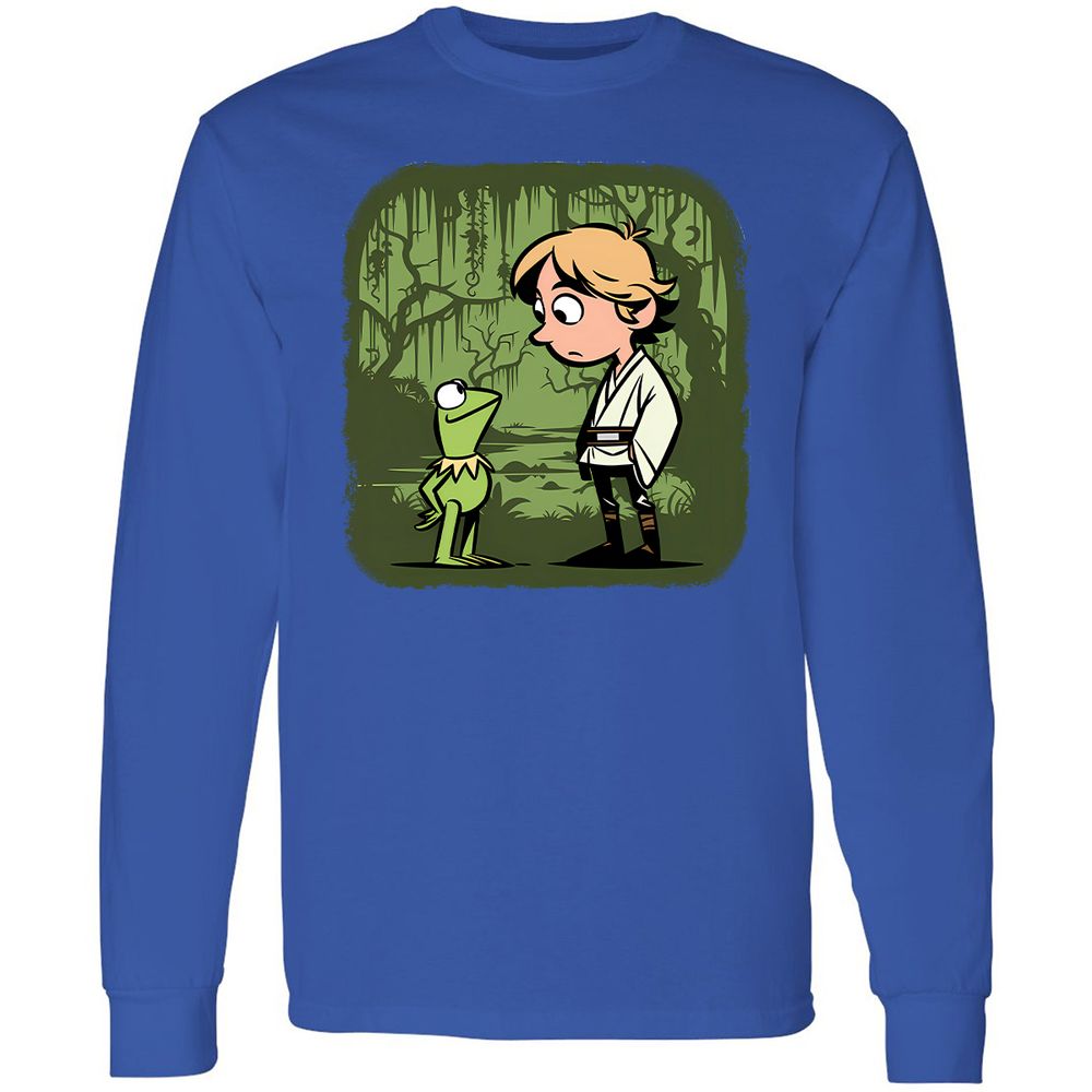 Long Sleeve T-Shirt - WN7ZUKWQ - Royal - 8