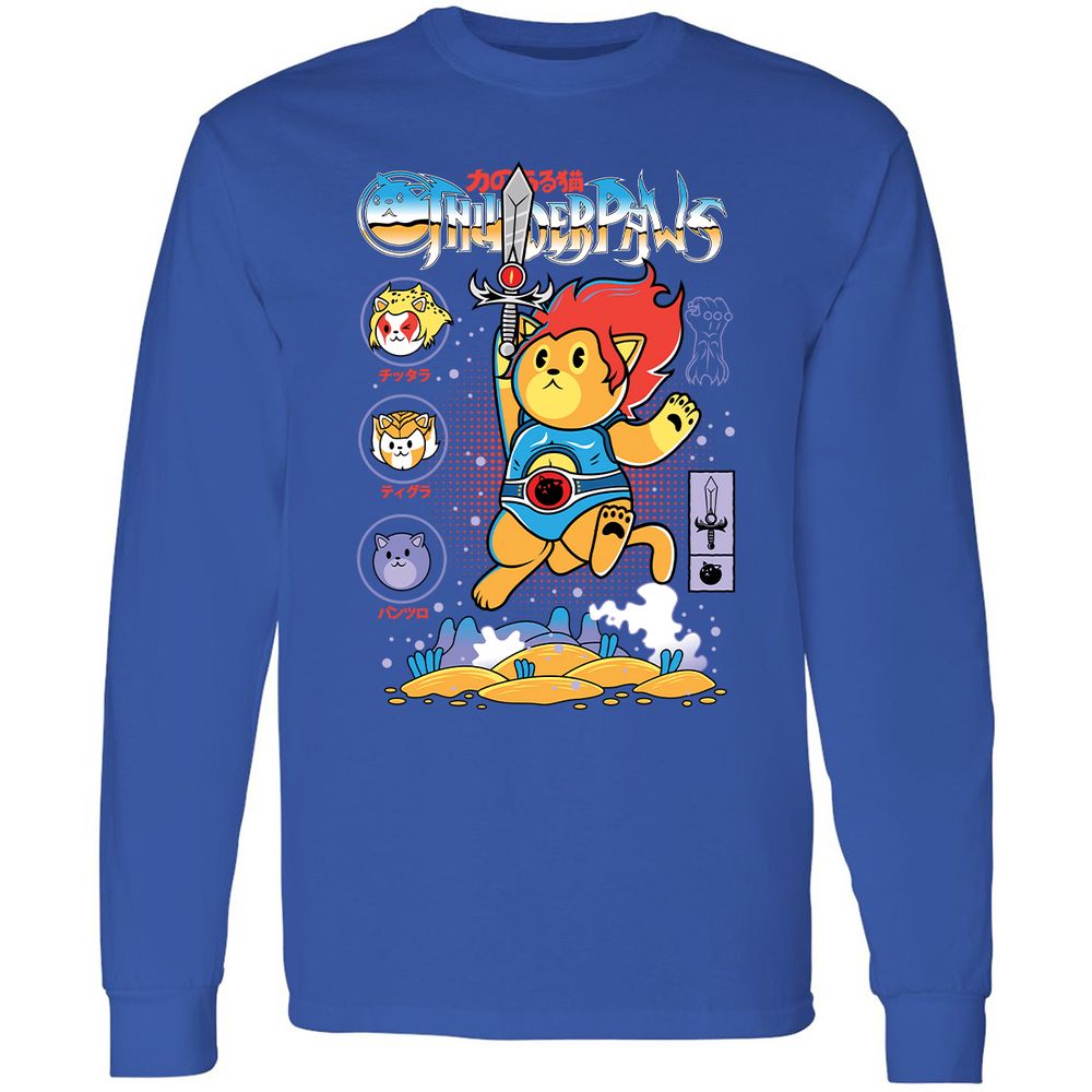 Long Sleeve T-Shirt - QCD74SLU - Royal - 8