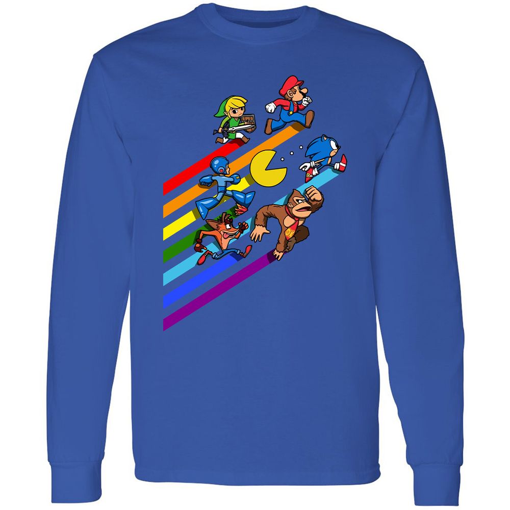 Long Sleeve T-Shirt - R8627NCT - Royal - 8
