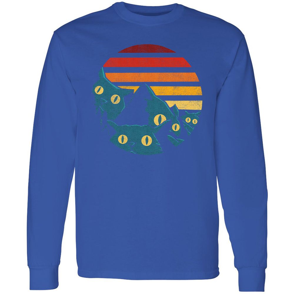 Long Sleeve T-Shirt - 2WPDHHFZ - Royal - 8