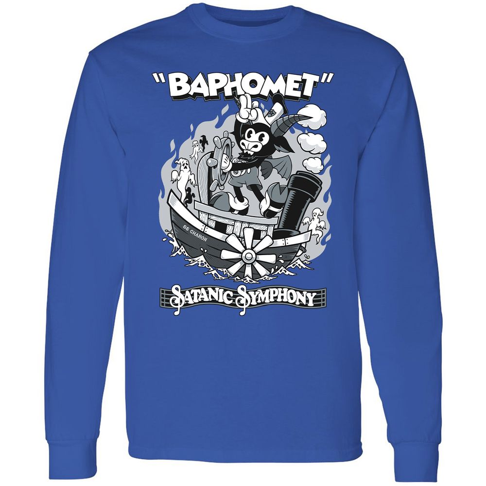 Long Sleeve T-Shirt - EGRQYVXZ - Royal - 8