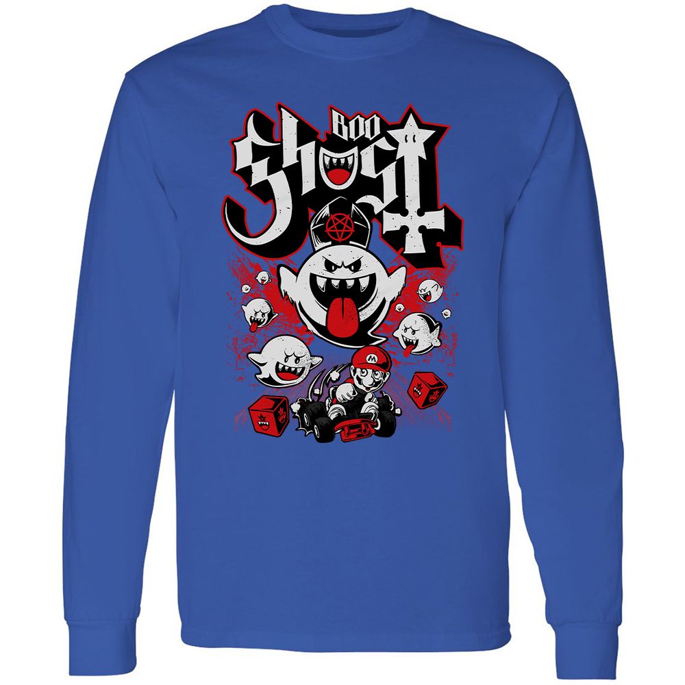 Long Sleeve T-Shirt - 6HD7S4GQ - Royal - 8