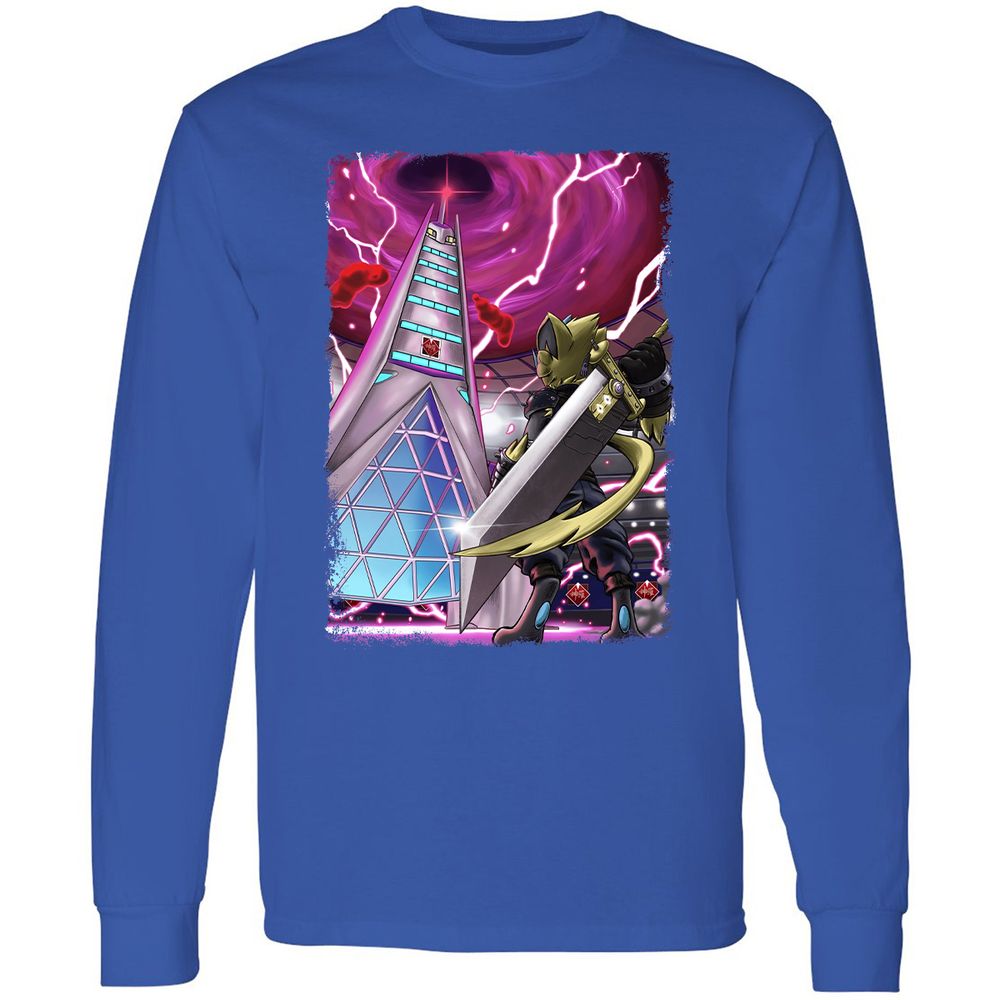 Long Sleeve T-Shirt - 1X5QNJA1 - Royal - 8