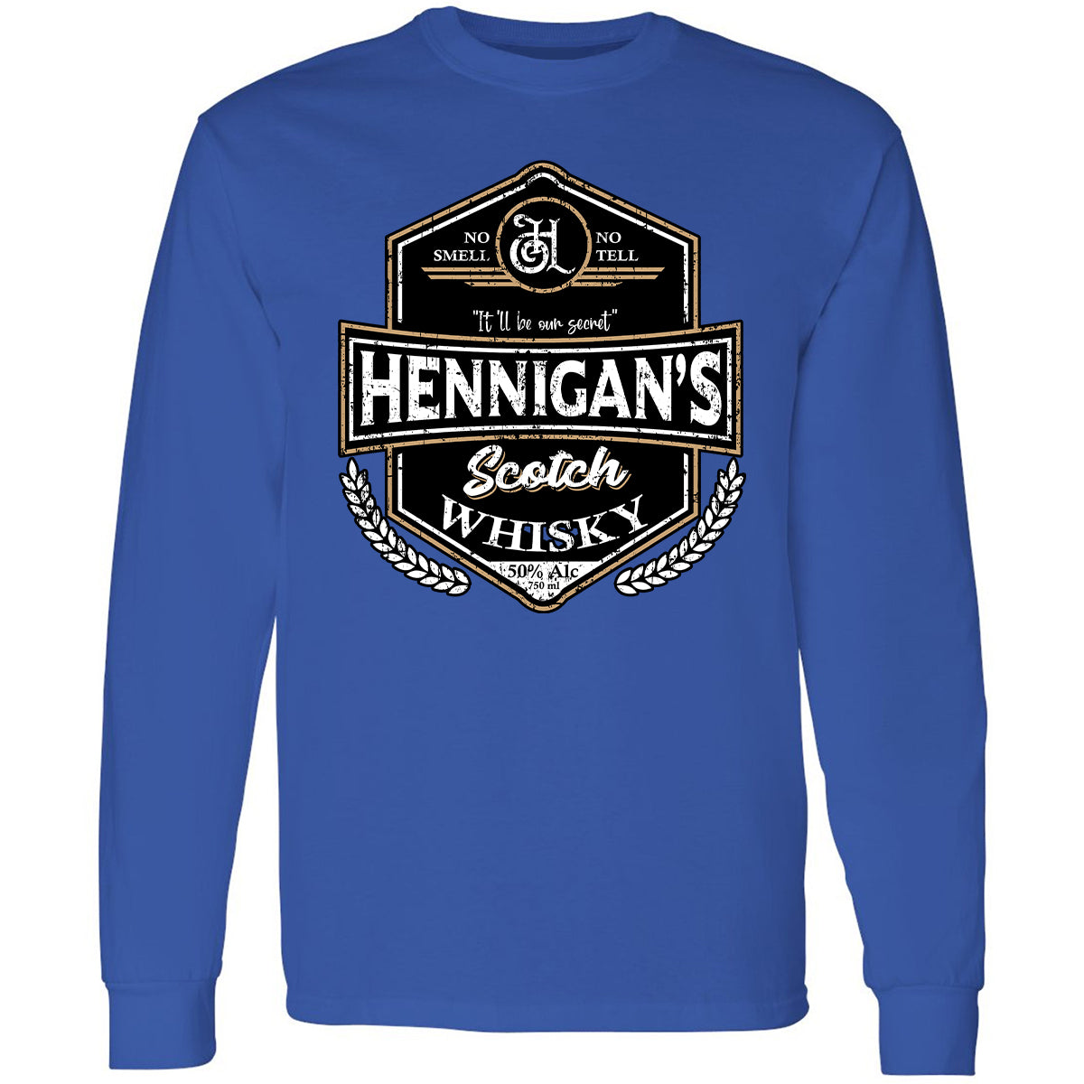 Long Sleeve T-Shirt - B31U2CCA - Royal - 8
