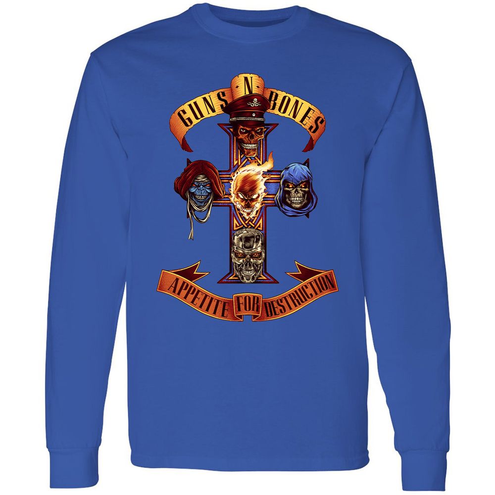 Long Sleeve T-Shirt - ZNNFA47D - Royal - 8
