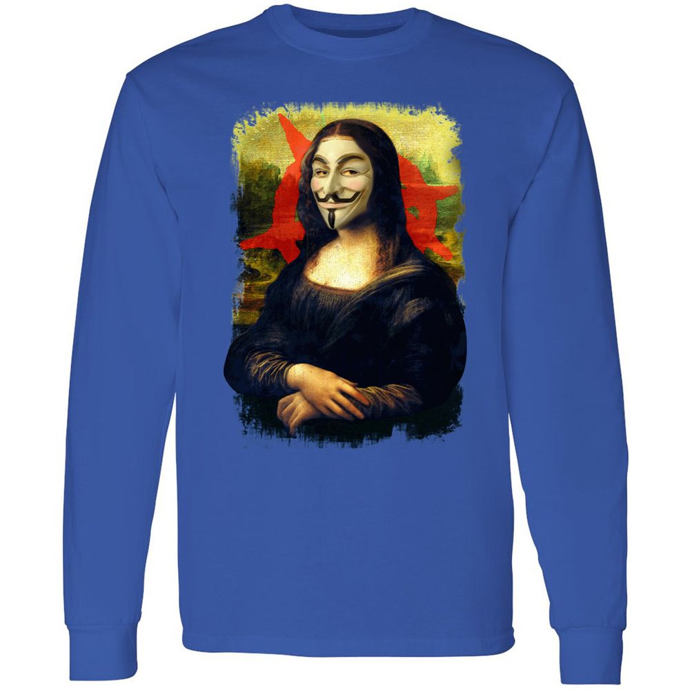 Long Sleeve T-Shirt - FJL8W9LQ - Royal - 8