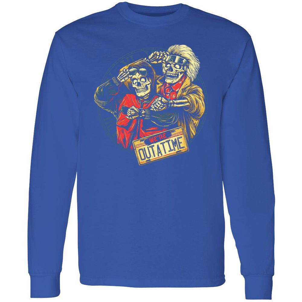 Long Sleeve T-Shirt - QDSX9QDR - Royal - 8