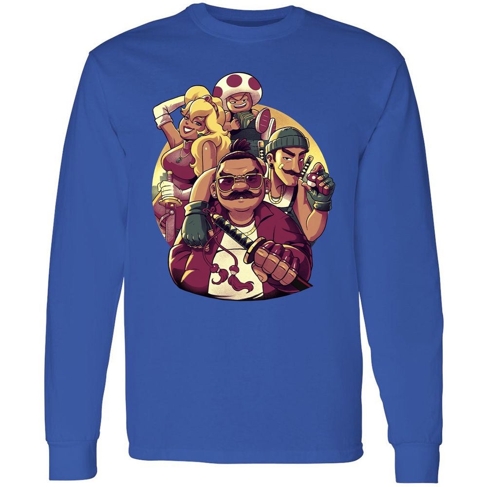 Long Sleeve T-Shirt - 2E2PHC8T - Royal - 8