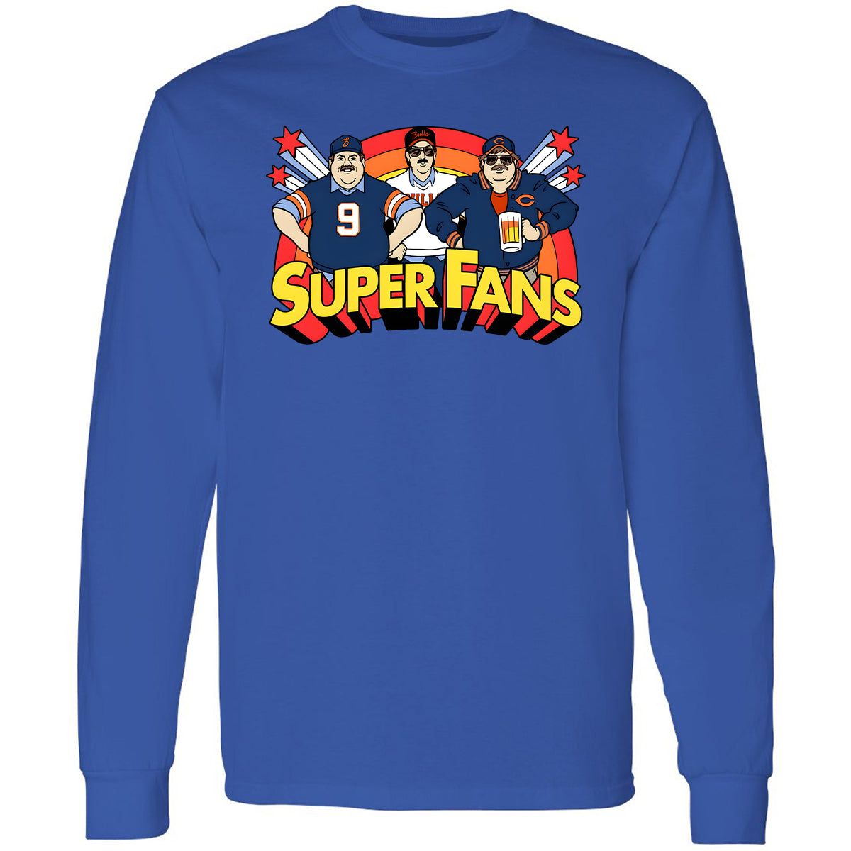 Long Sleeve T-Shirt - 2C58RJWC - Royal - 8