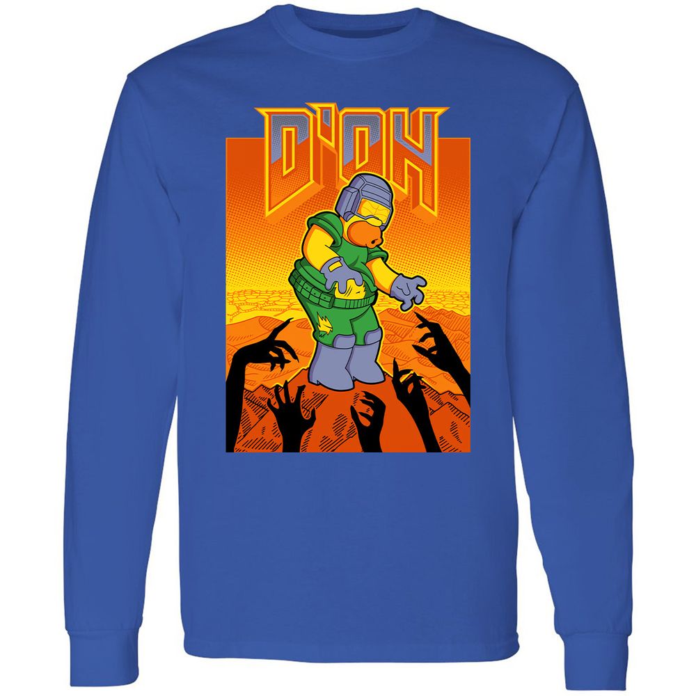 Long Sleeve T-Shirt - 73S42KVU - Royal - 8