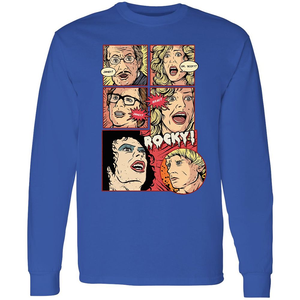 Long Sleeve T-Shirt - 3WSV7G8C - Royal - 8