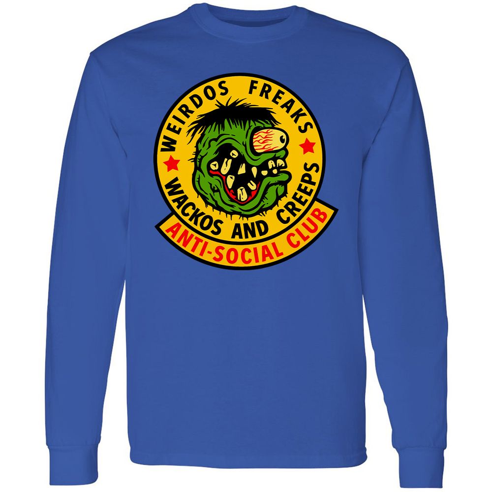 Long Sleeve T-Shirt - UY7PDVDP - Royal - 8