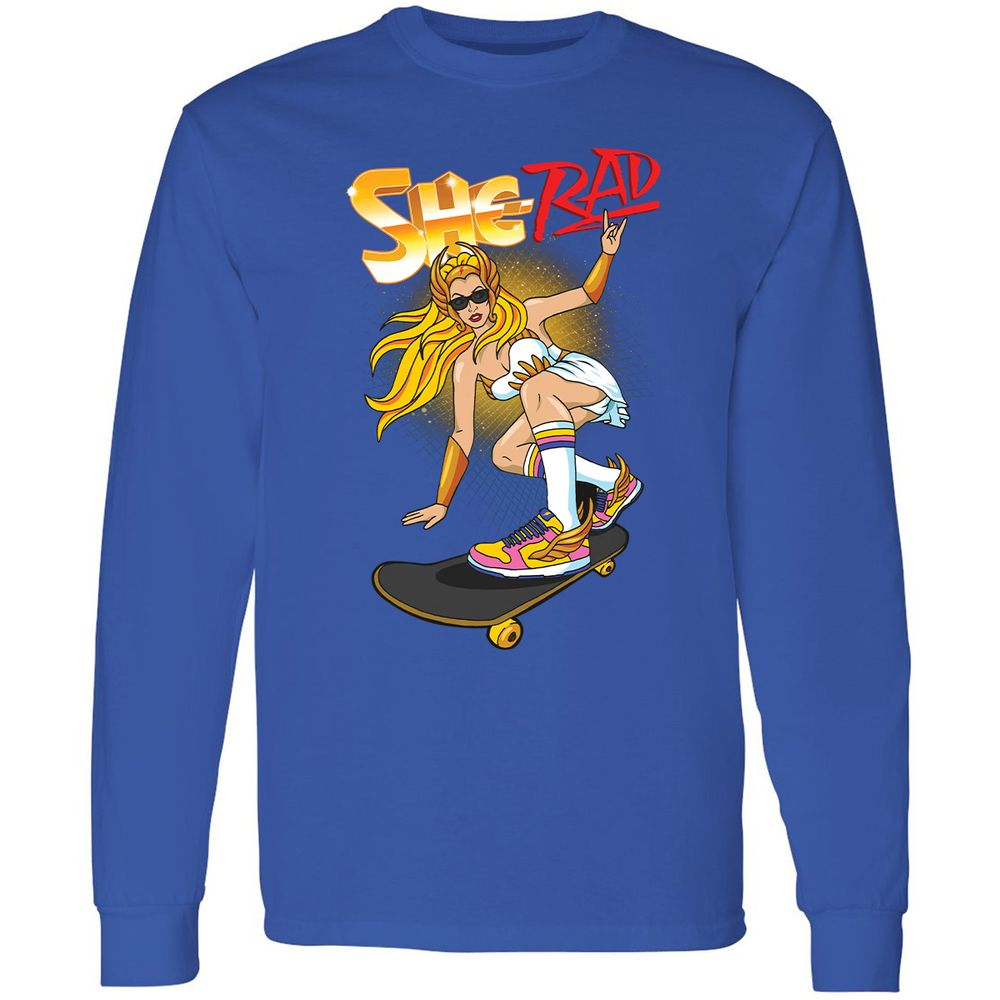 Long Sleeve T-Shirt - EPQV7EY6 - Royal - 8