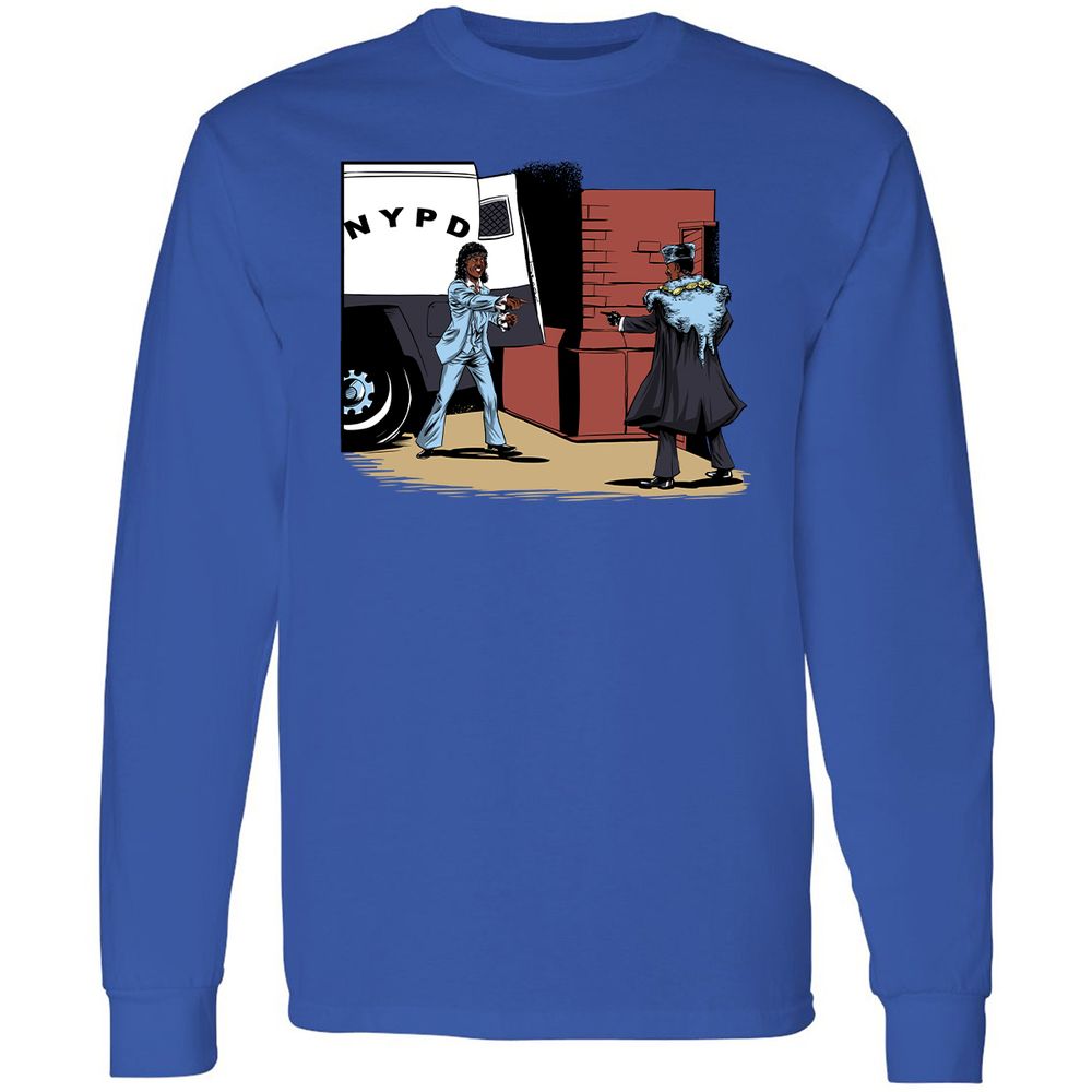 Long Sleeve T-Shirt - 8MY8S2XJ - Royal - 8