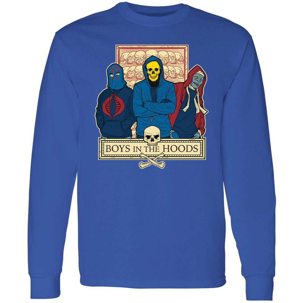 Long Sleeve T-Shirt - YPXUANAA - Royal - 8