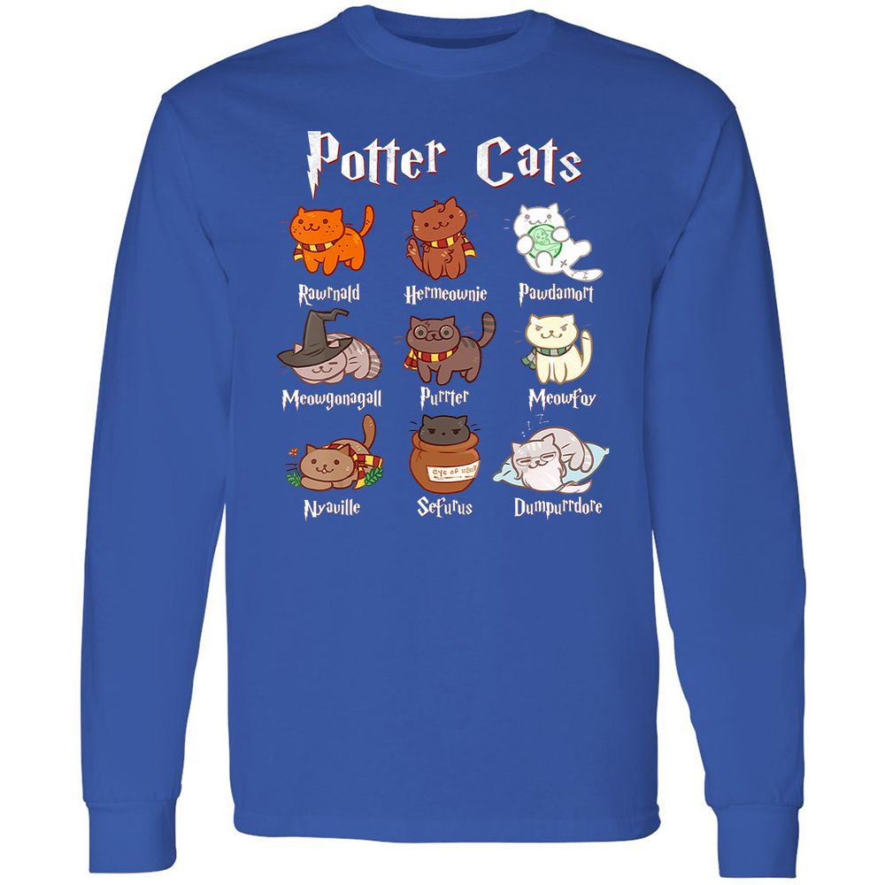 Long Sleeve T-Shirt - W9AAY7MQ - Royal - 8