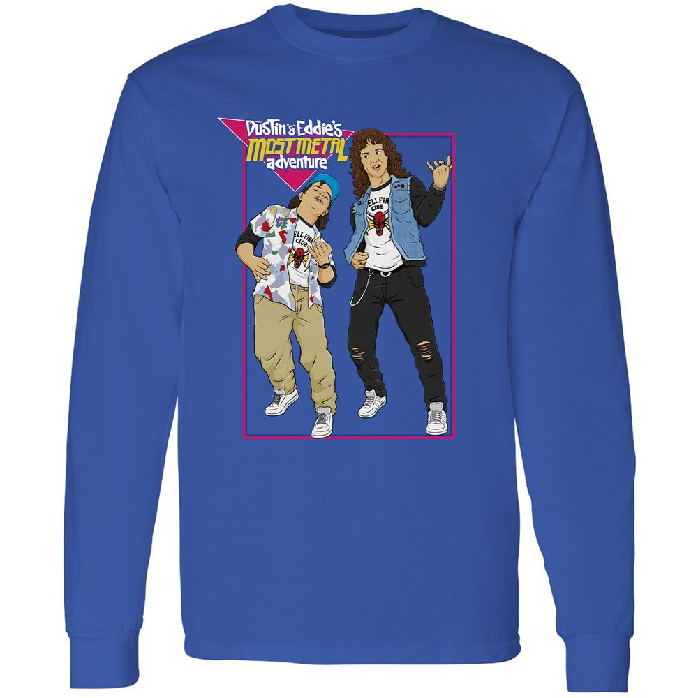Long Sleeve T-Shirt - VFY7U27P - Royal - 8