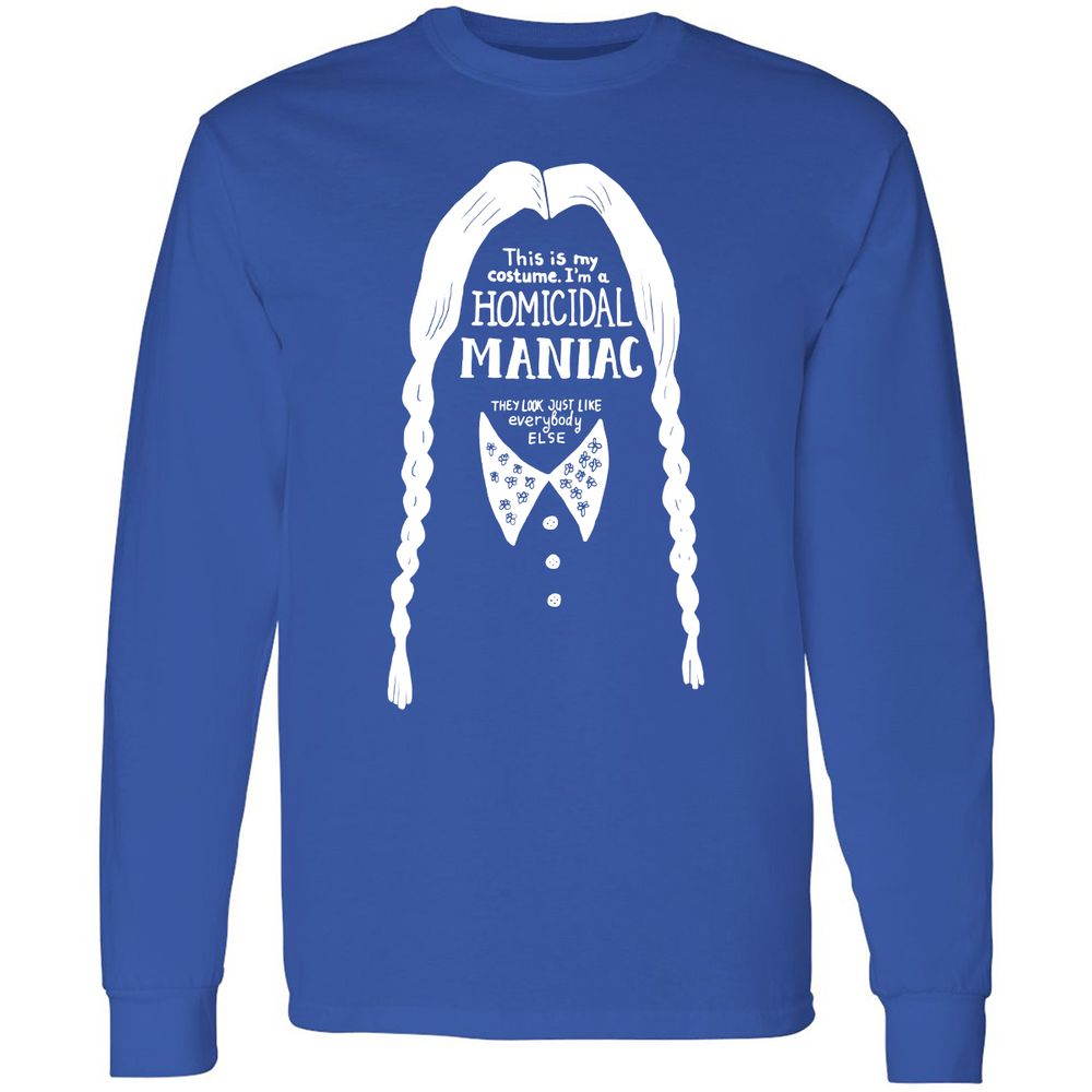 Long Sleeve T-Shirt - 5VTNYJJR - Royal - 8