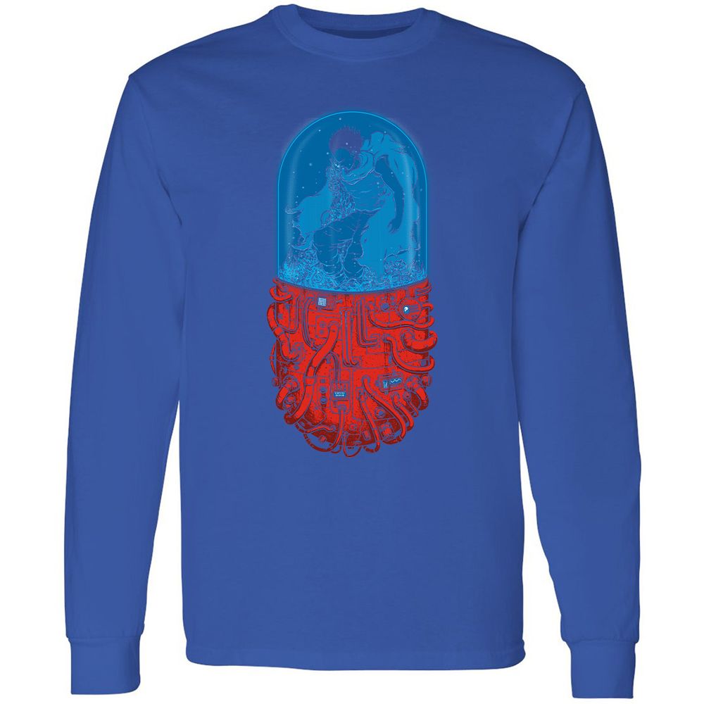 Long Sleeve T-Shirt - 2XMUPGBV - Royal - 8