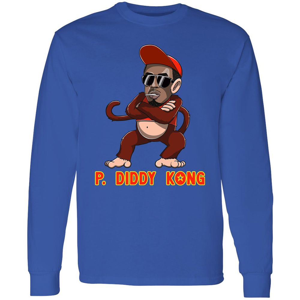 Long Sleeve T-Shirt - 3Q8J9AB7 - Royal - 8