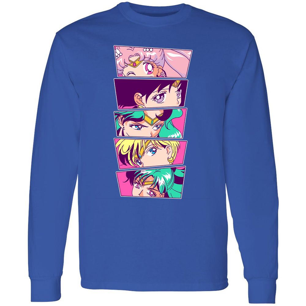 Long Sleeve T-Shirt - PW5NPGYV - Royal - 8