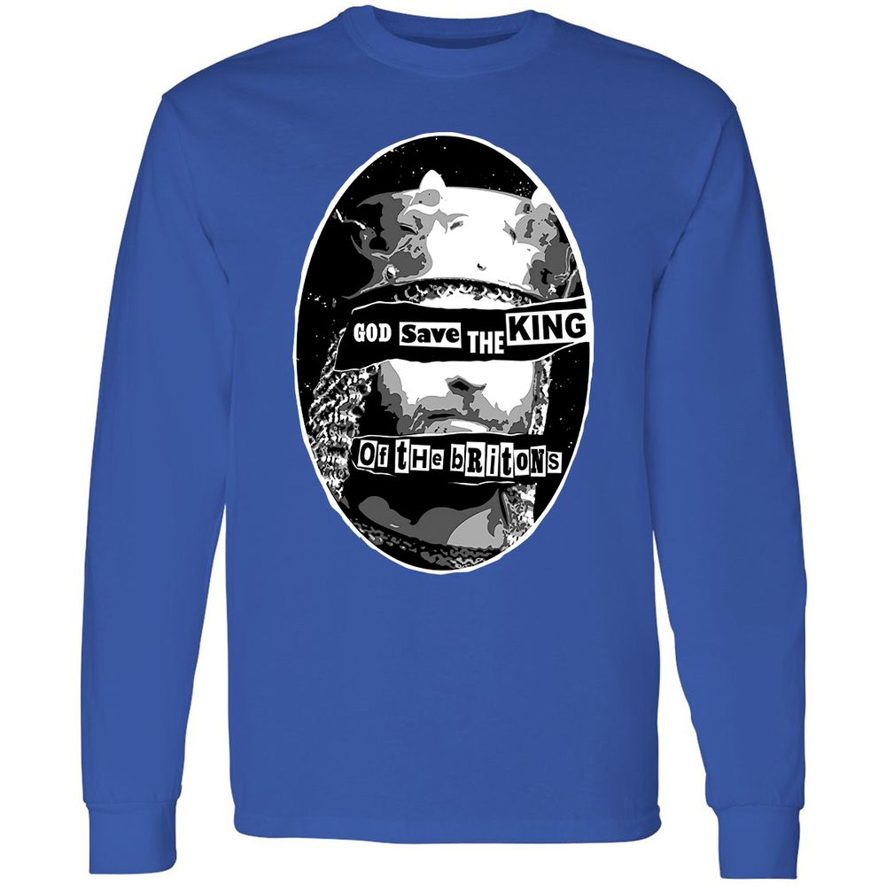 Long Sleeve T-Shirt - 7RHWNVWJ - Royal - 8