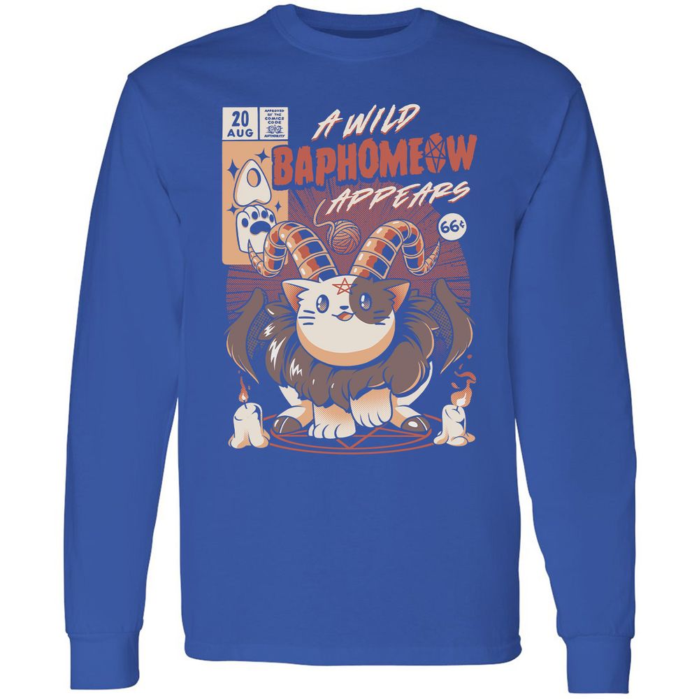 Long Sleeve T-Shirt - 6BY5YJ94 - Royal - 8