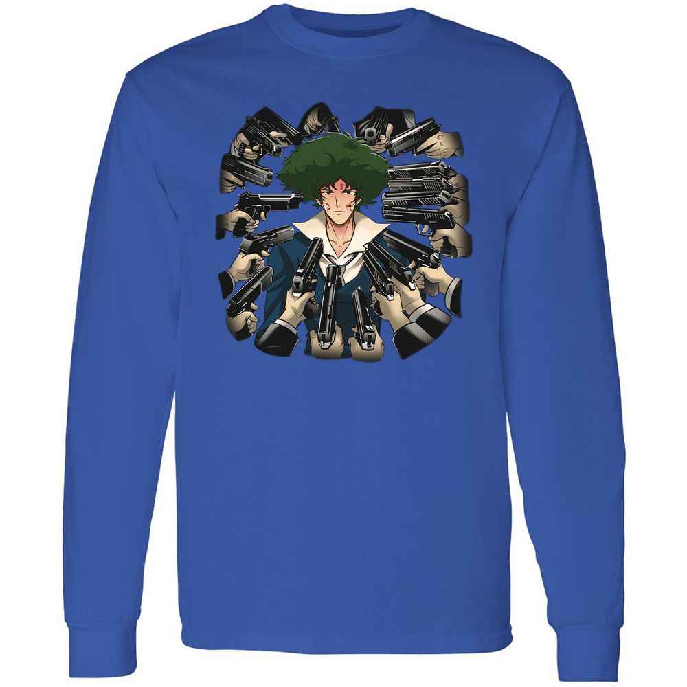 Long Sleeve T-Shirt - HWVU1DAR - Royal - 8