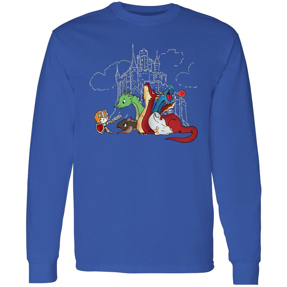 Long Sleeve T-Shirt - JF9G6CN4 - Royal - 8