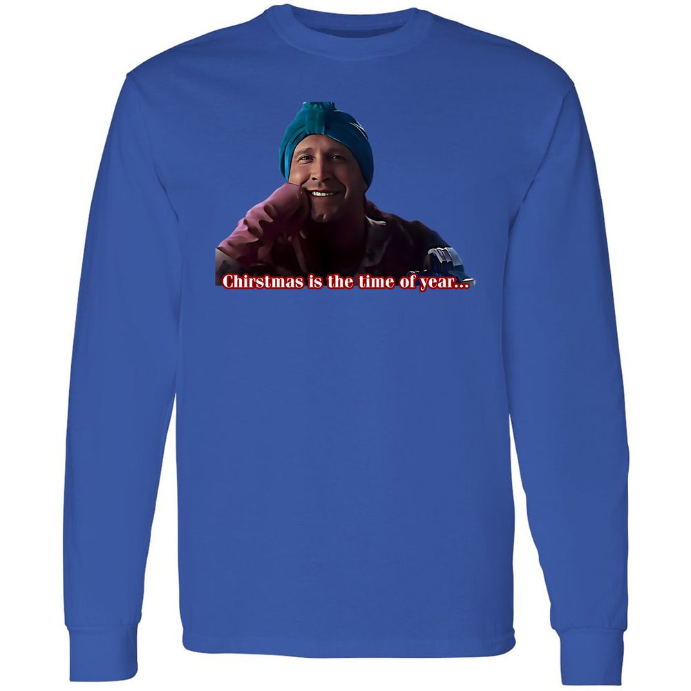 Long Sleeve T-Shirt - E5MBTQG1 - Royal - 8