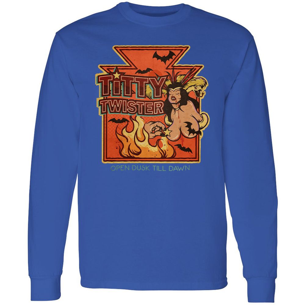 Long Sleeve T-Shirt - 712DV3RG - Royal - 8