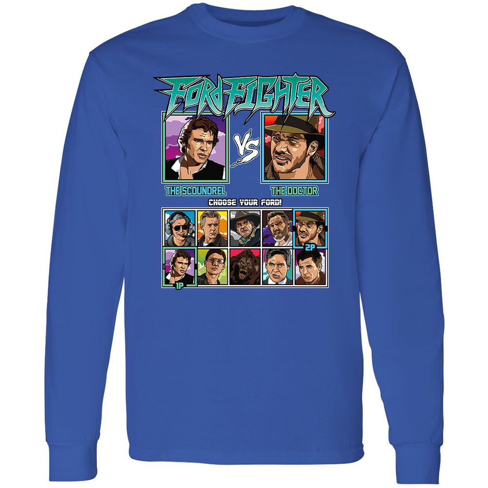Long Sleeve T-Shirt - 7UCCLLR8 - Royal - 8