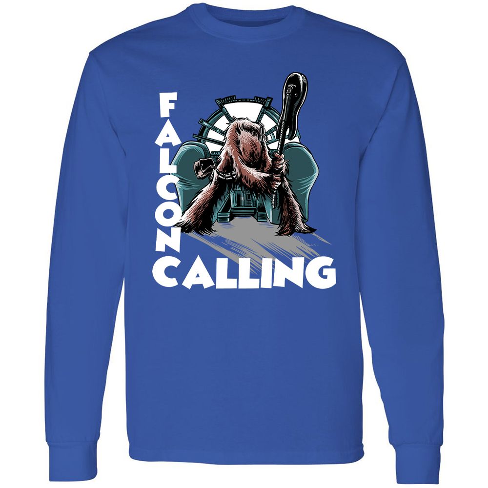 Long Sleeve T-Shirt - 7CNLY6S3 - Royal - 8