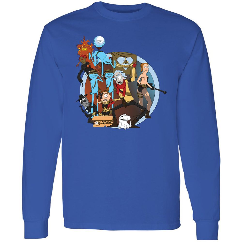 Long Sleeve T-Shirt - 4SGFG436 - Royal - 8
