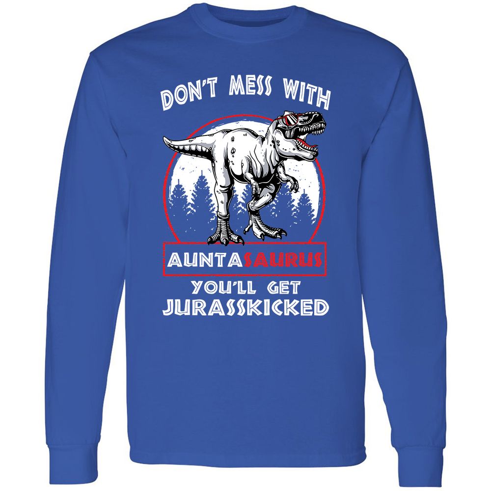 Long Sleeve T-Shirt - 3FSHT8SQ - Royal - 8