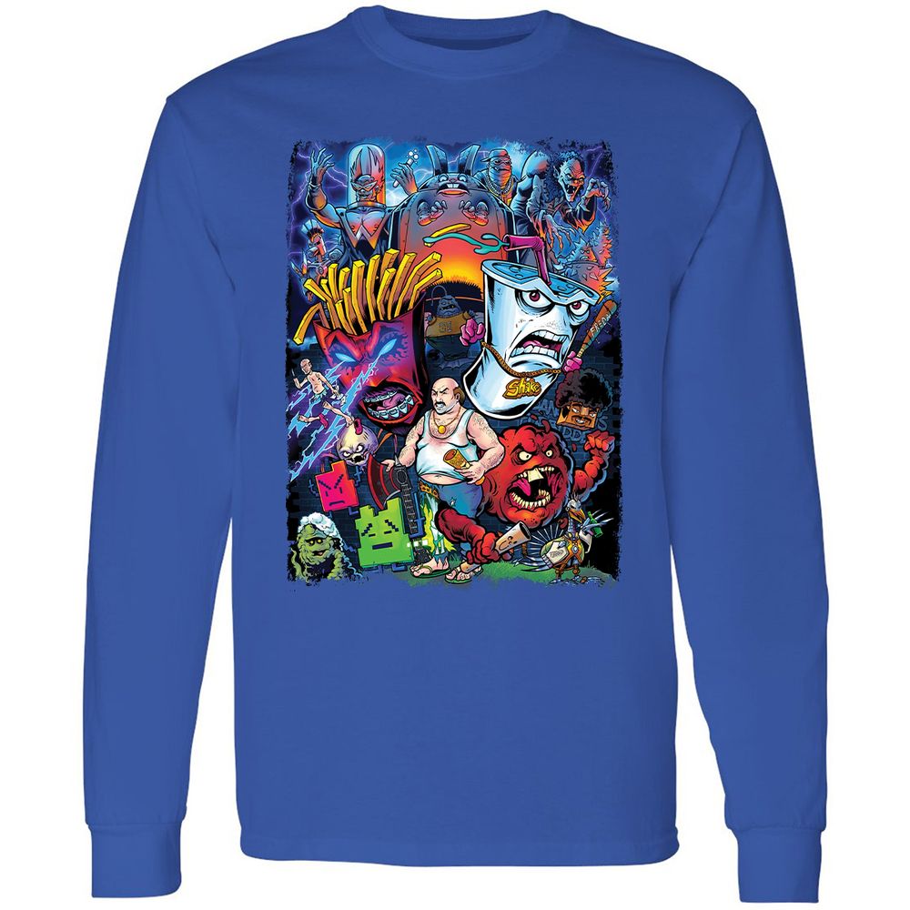 Long Sleeve T-Shirt - 3D1MWPBG - Royal - 8