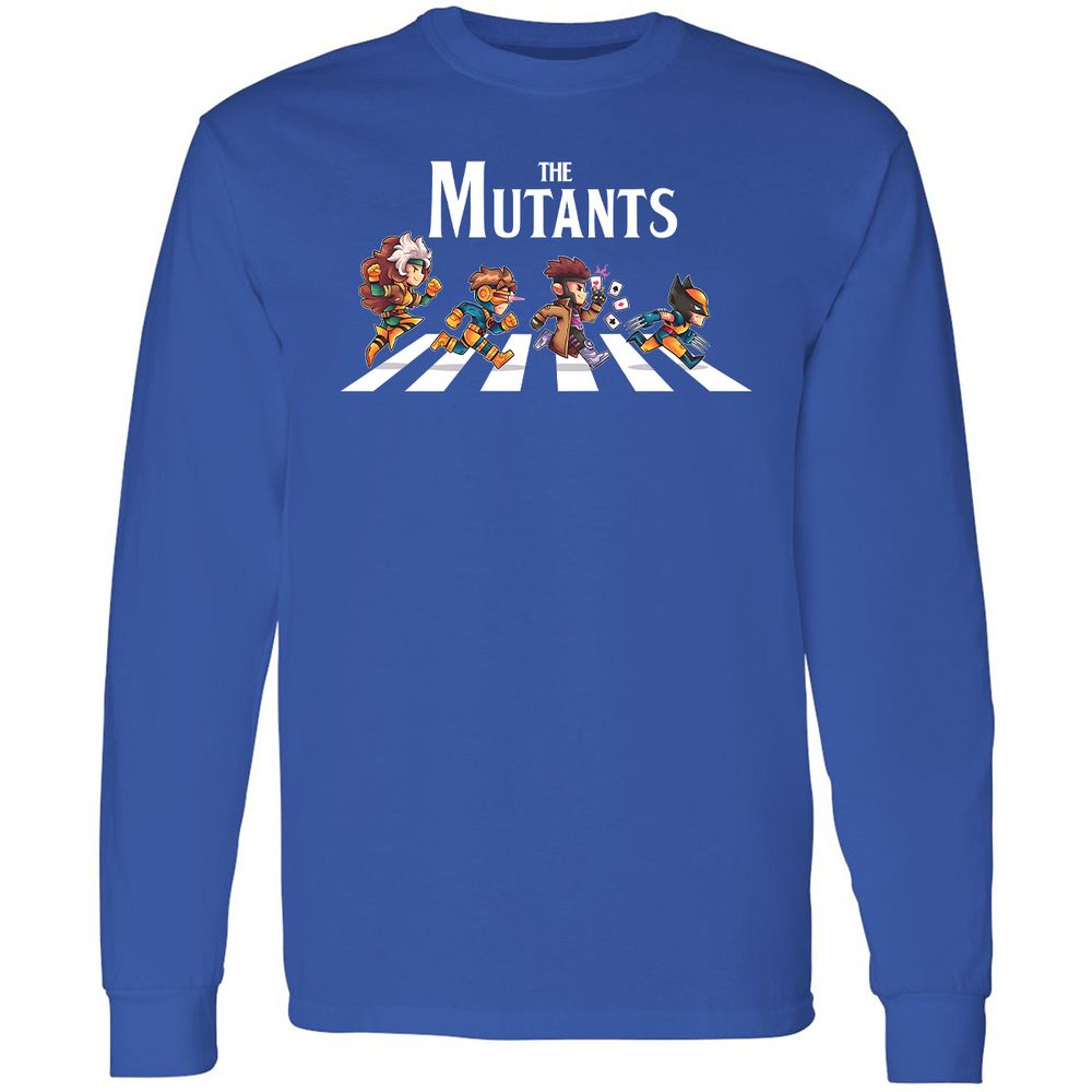 Long Sleeve T-Shirt - HQHS834F - Royal - 8