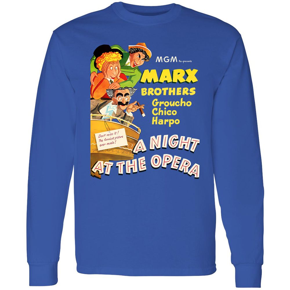 Long Sleeve T-Shirt - JZLYU6NK - Royal - 8