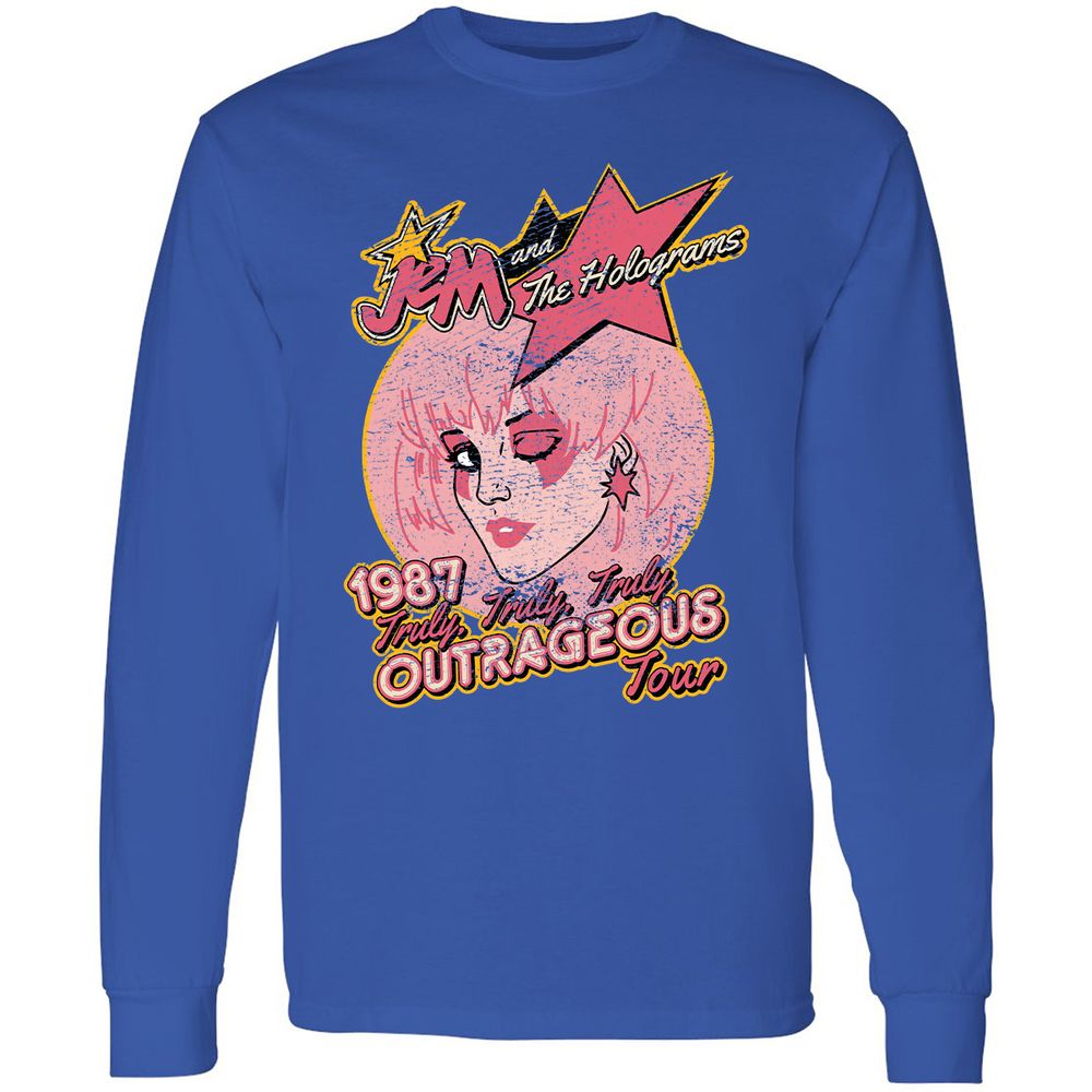 Long Sleeve T-Shirt - KNQA7F52 - Royal - 8