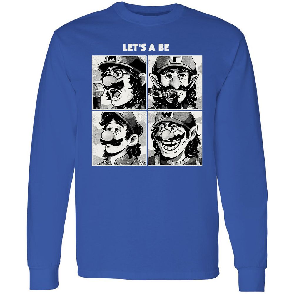 Long Sleeve T-Shirt - 6FPQF9XJ - Royal - 8