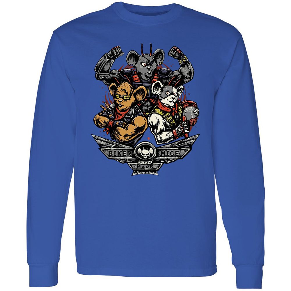 Long Sleeve T-Shirt - 5RB3PQN5 - Royal - 8