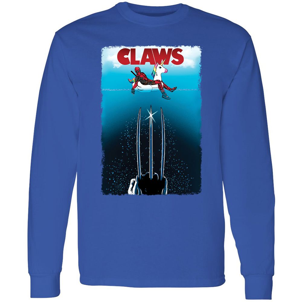 Long Sleeve T-Shirt - 9D9MVPFU - Royal - 8