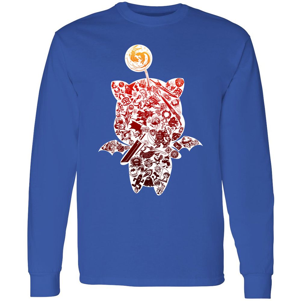 Long Sleeve T-Shirt - P65JJK2T - Royal - 8