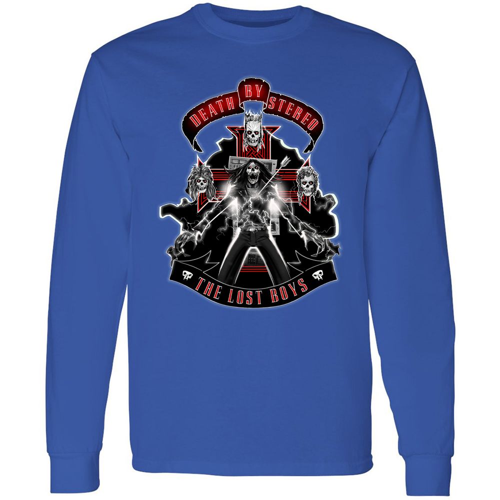 Long Sleeve T-Shirt - DLJYCZBD - Royal - 8