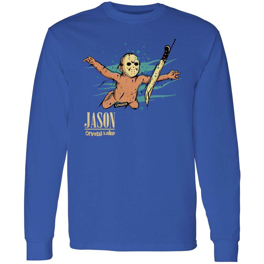 Long Sleeve T-Shirt - CMT4MNK8 - Royal - 8