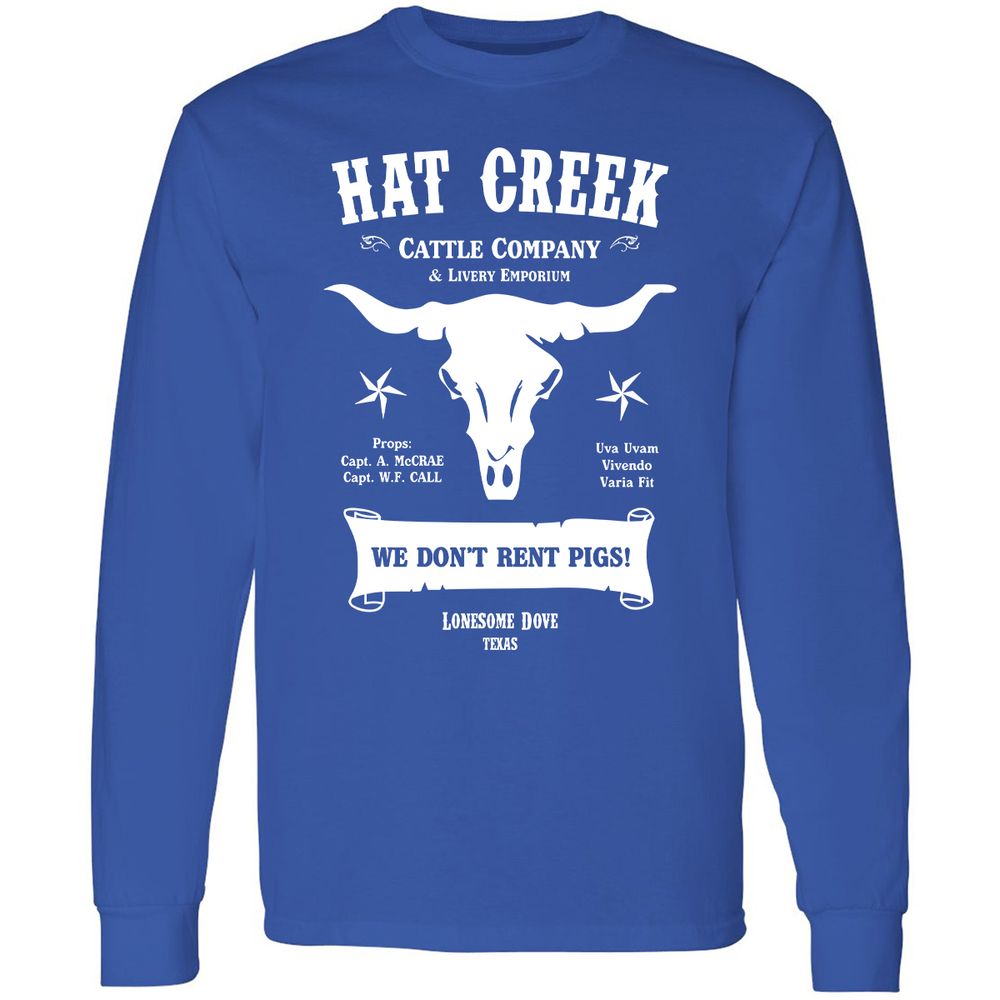 Long Sleeve T-Shirt - 7S8A54LE - Royal - 8