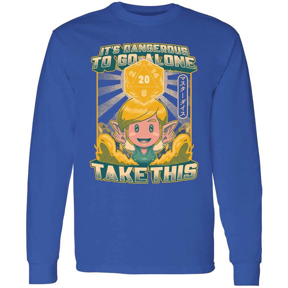 Long Sleeve T-Shirt - E7JPK7L5 - Royal - 8