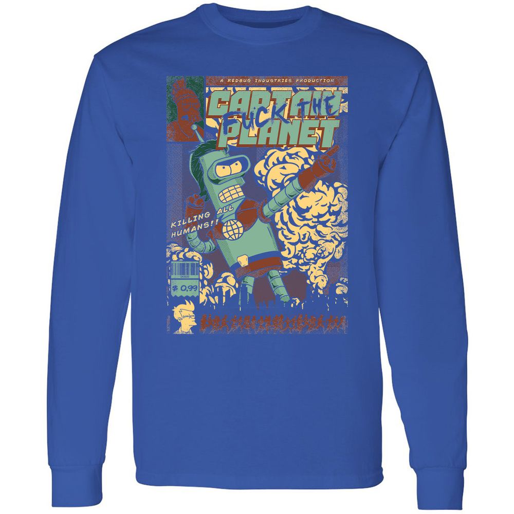 Long Sleeve T-Shirt - NR8S8615 - Royal - 8