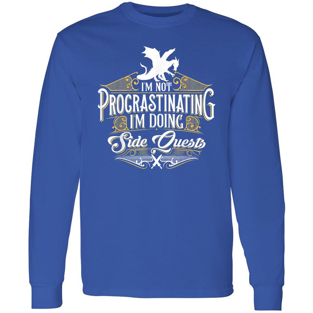 Long Sleeve T-Shirt - 6UXAM8M8 - Royal - 8