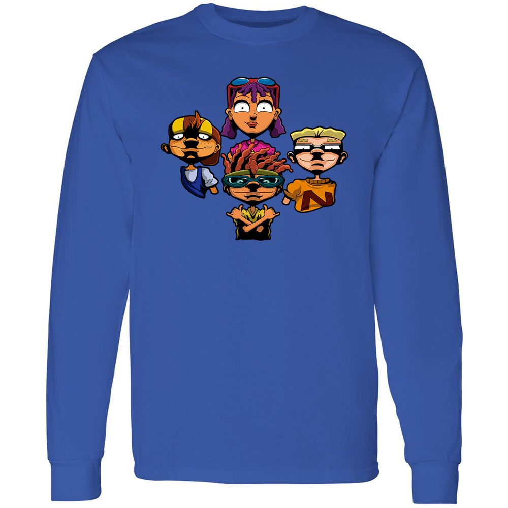 Long Sleeve T-Shirt - 6NDDE9Q8 - Royal - 8
